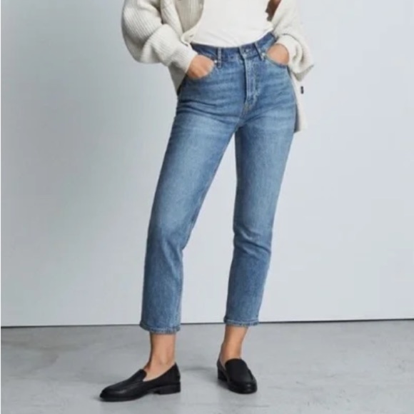 Everlane Denim - Everlane Women’s The Cheeky High Waisted Crop Jean Sz 26